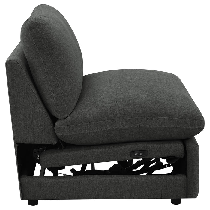 Collins Black Reclining Sectional
