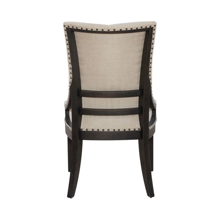 Liberty Furniture Americana Farmhouse Uph Shelter Side Chair (Set of 2) in Black