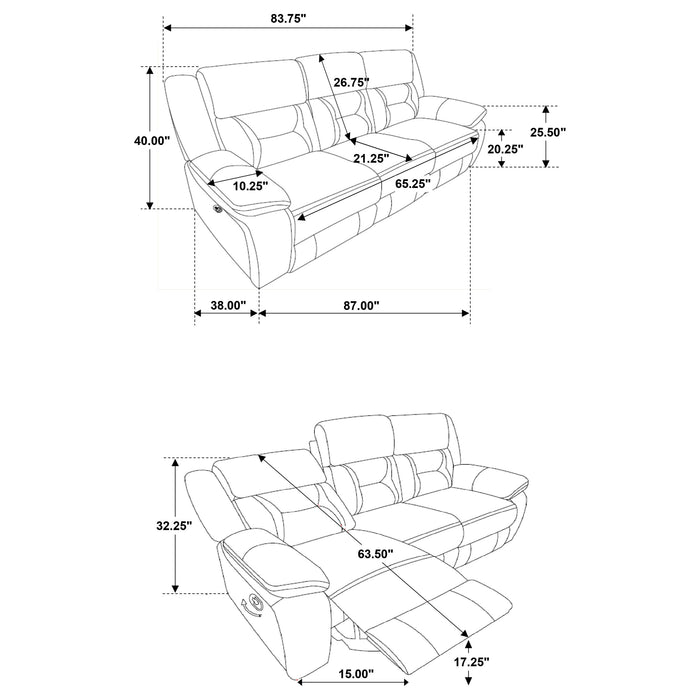 Greer Reclining 3 Pc Sets