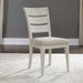 Liberty Furniture Farmhouse Reimagined Ladder Back Upholstered Side Chair (RTA) in Antique White (Set of 2) image