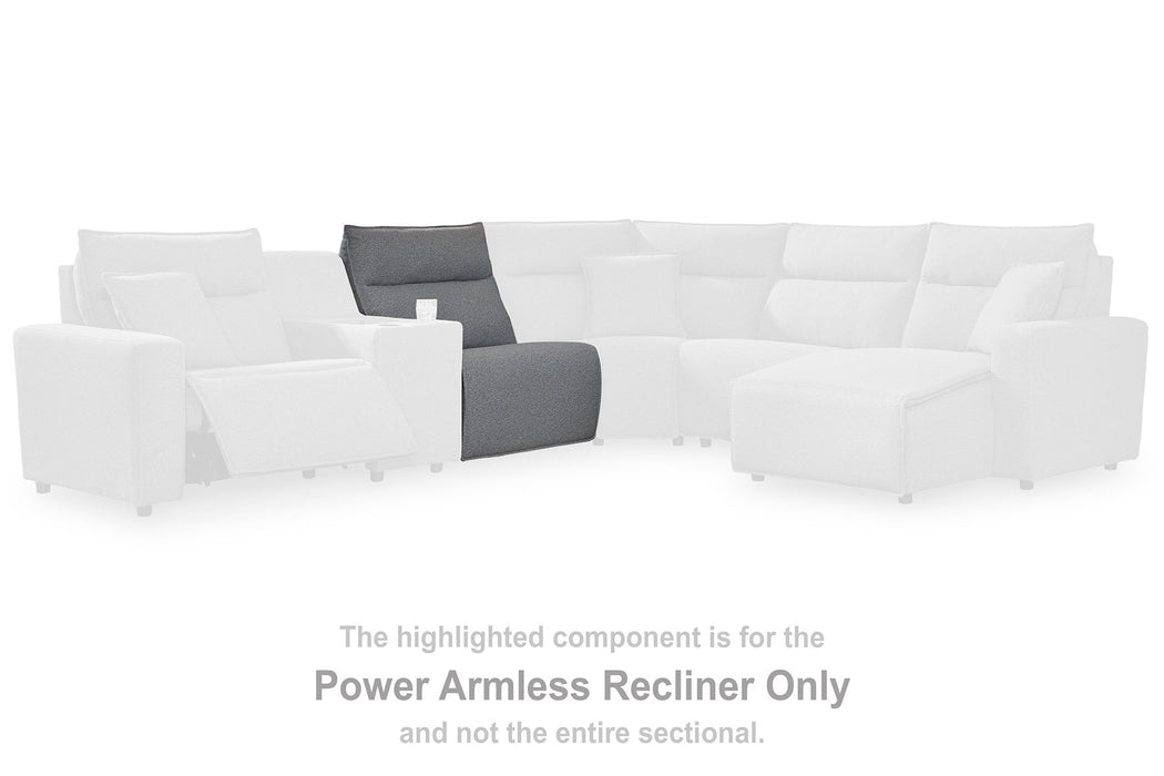 Modmax Reclining Sectional with Audio Console