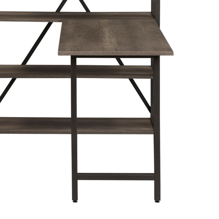 Liberty Furniture Tanners Creek Desk Top and End Panel in Greystone
