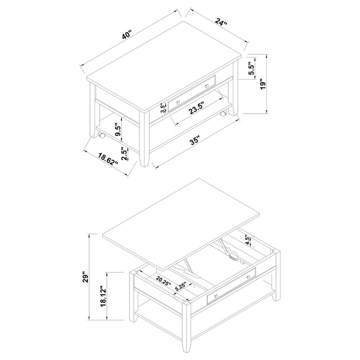 Bradford Coffee Table Sets
