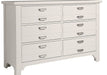 Vaughan-Bassett Bungalow 6 Drawer Dresser in Lattice image