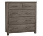 Vaughan Bassett Dovetail Standing Dresser in Mystic Grey image
