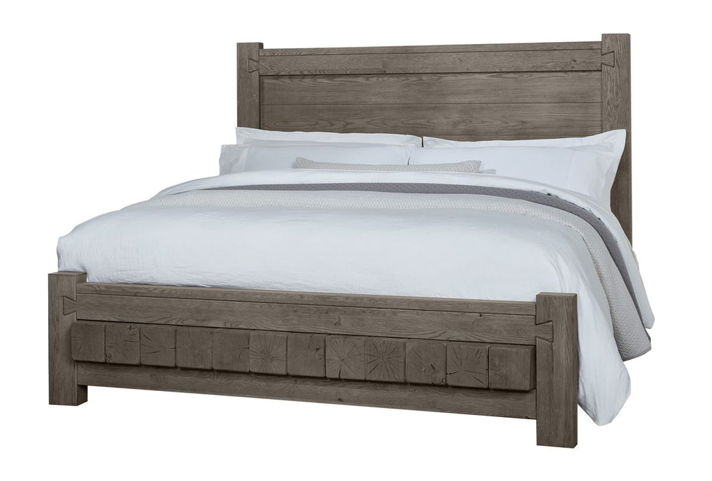 Vaughan Bassett Dovetail Cal King Poster Bed in Mystic Grey image