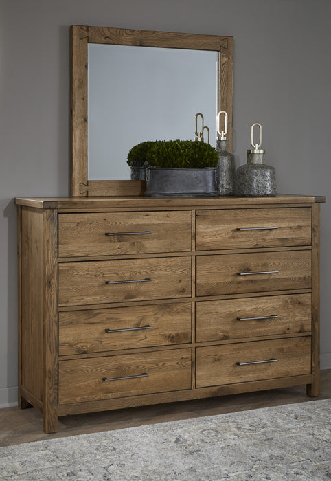 Vaughan Bassett Dovetail Landscape Mirror in Natural