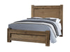Vaughan Bassett Dovetail King Poster Bed in Natural image