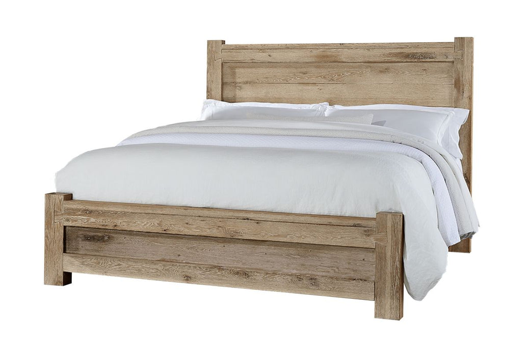 Vaughan Bassett Dovetail Queen Poster Bed in Sun Bleached White image