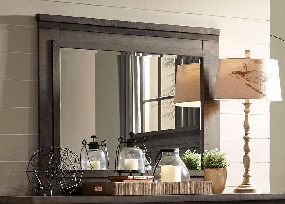 Liberty Thornwood Hills Landscape Mirror in Rock Beaten Gray