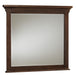 Vaughan Bassett Vista Landscape Mirror in Warm Cherry image