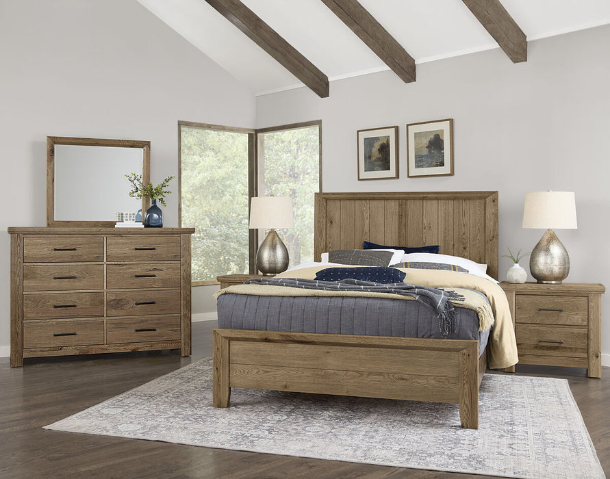 Vaughan Bassett Yellowstone California King Panel Bed in Chestnut Natural