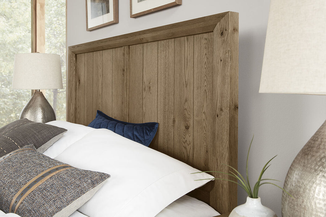 Vaughan Bassett Yellowstone California King Panel Bed in Chestnut Natural