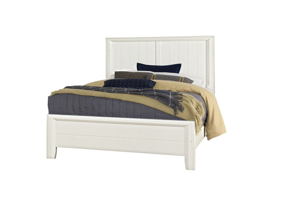 Vaughan Bassett Yellowstone California King Panel Bed in White & Buckskin image