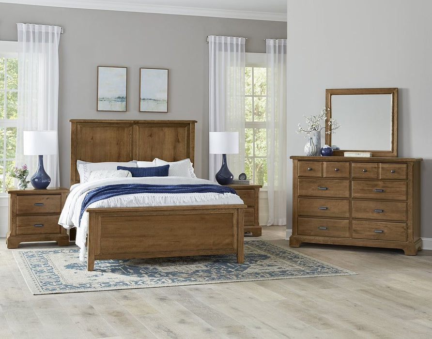 Vaughan Bassett Lancaster County 8 Drawer Dresser in Amish Cherry
