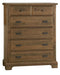 Vaughan Bassett Lancaster County 5 Drawer Chest in Amish Cherry image
