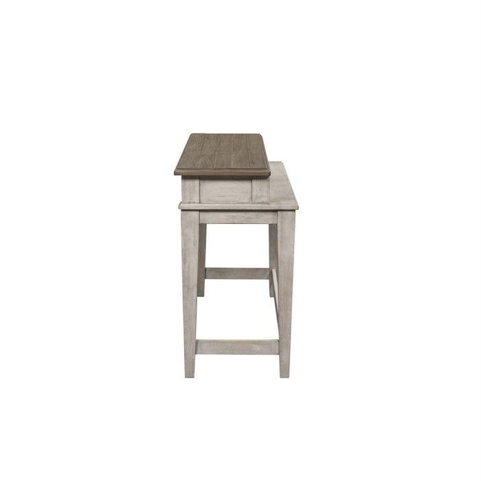 Liberty Heartland Console Bar Table in Antique White