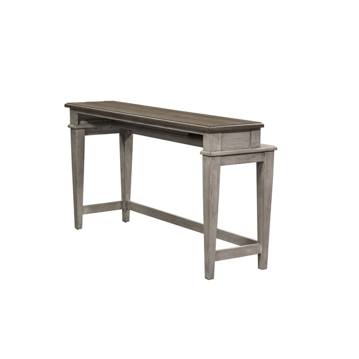 Liberty Heartland Console Bar Table in Antique White