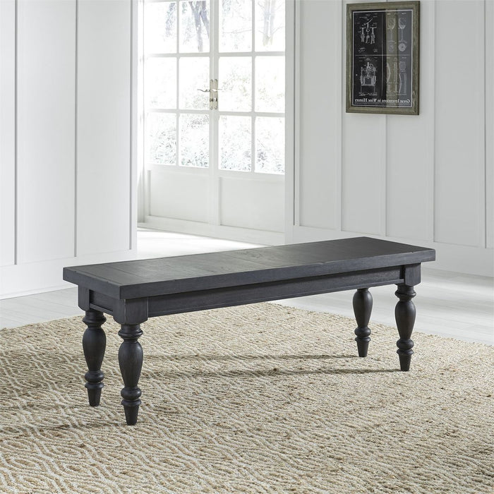 Liberty Furniture Harvest Home Backless Bench (RTA) in Chalkboard