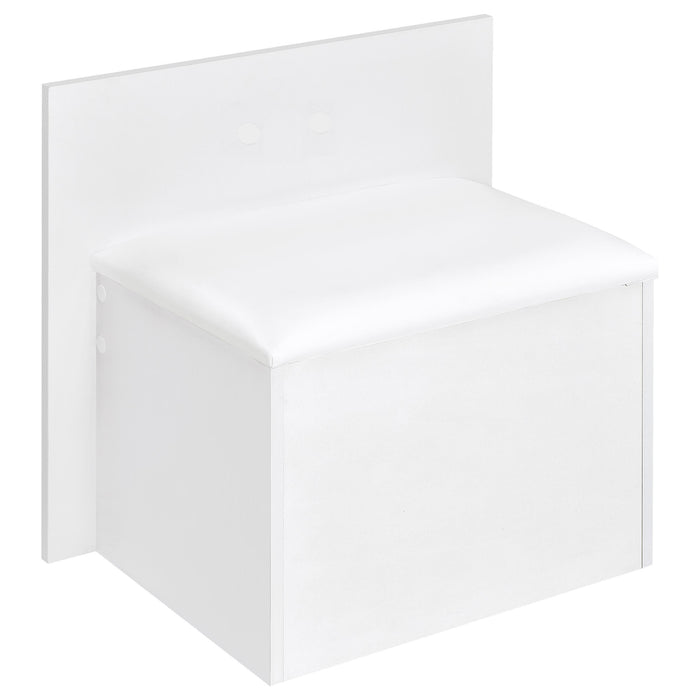 Flora 2-drawer Vanity Set with LED Mirror High Gloss