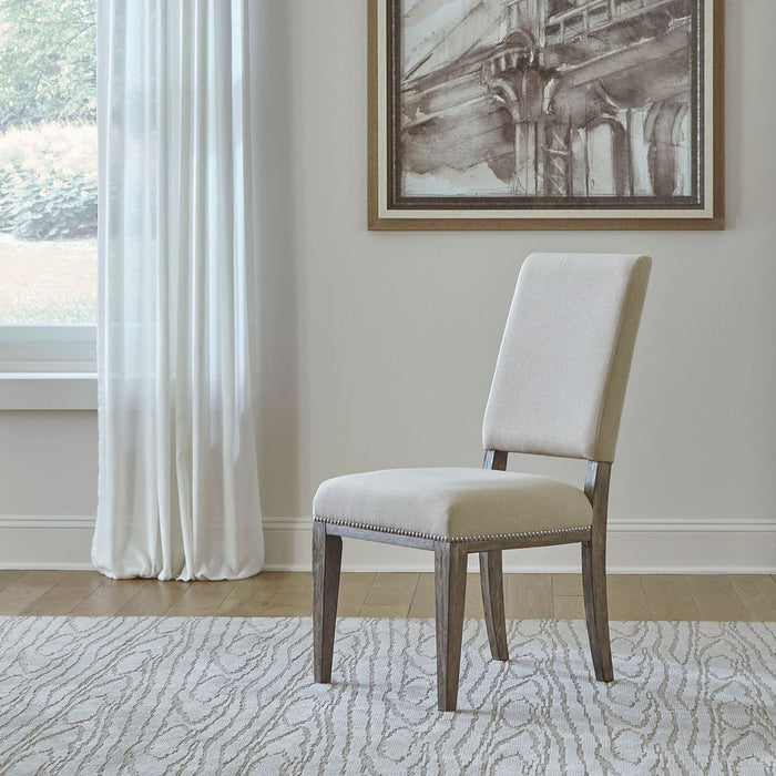 LIberty Furniture Westfield Uph Side Chair (Set of 2) in Havana Brown