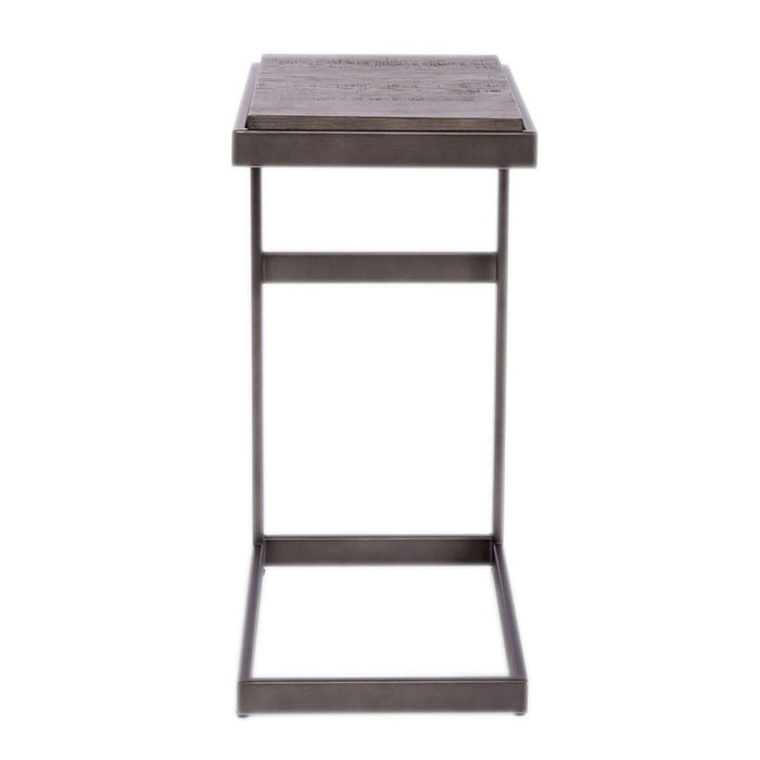 Liberty Furniture Modern View Laptop Table in Gray image