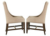 Liberty Furniture Armand Upholstered Side Chair in Antique Brownstone (Set of 2) image