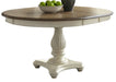 Liberty Furniture Cumberland Creek Pedestal Dining Table in Nutmeg/White 334-4860 image