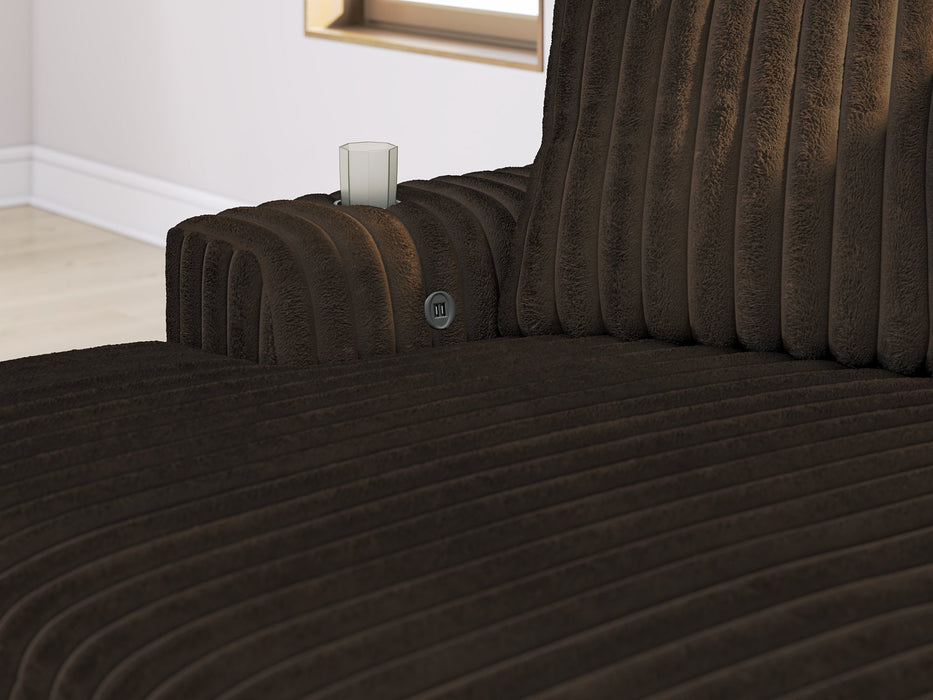 Midnight-Madness Oversized Chaise
