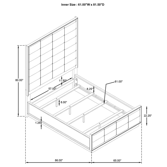 Durango 4 Pc Bedroom Set