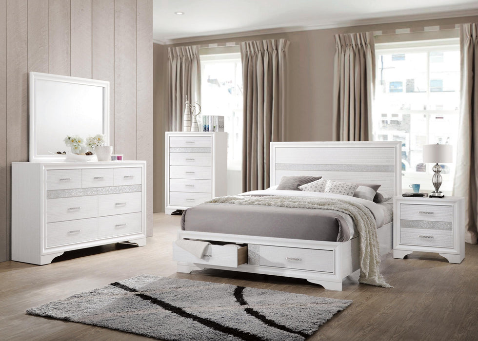 205111KW S4 CA KING 4PC SET (KW.BED,NS,DR,MR)