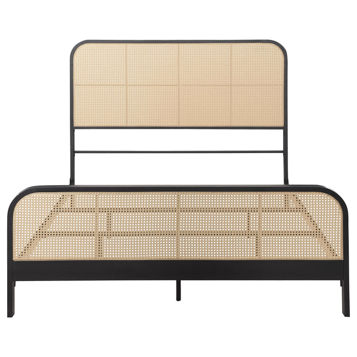 Lanewood Eastern King & Queen Bed Black & White
