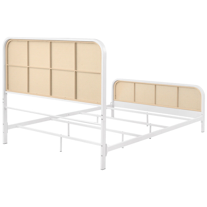 Lanewood Eastern King & Queen Bed Black & White
