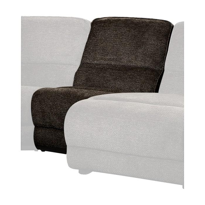 Shreveport Armless Chair in Brown 8238-AC