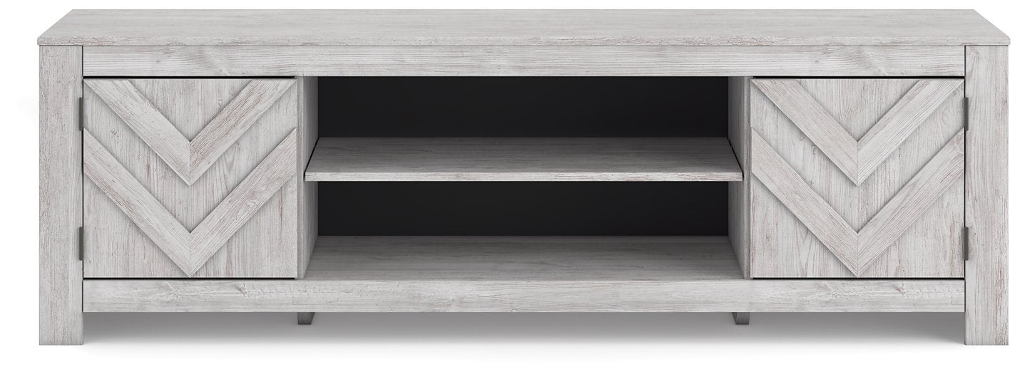 Cayboni 71" TV Stand with Electric Fireplace