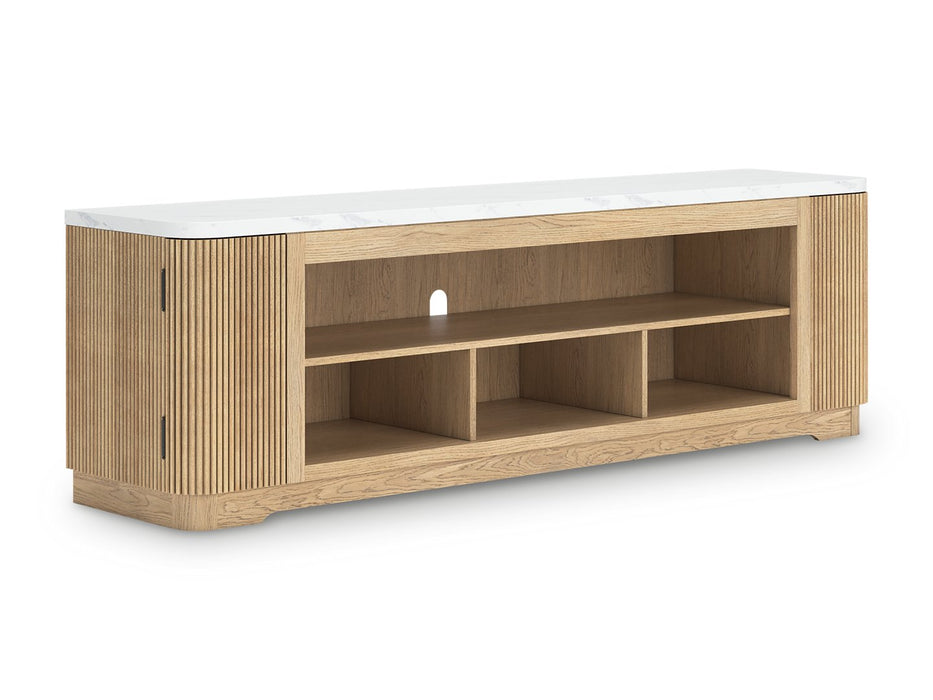 Camdill 80" TV Stand with Electric Fireplace