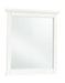 Vaughan-Bassett Bonanza Small Landscape Mirror in Whitre image