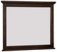 Vaughan-Basset Bonanza Landscape Mirror in Merlot image