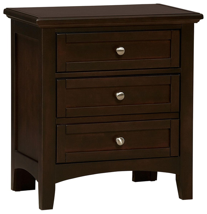 Vaughan-Basset Bonanza 2-Drawer Nightstand in Merlot image